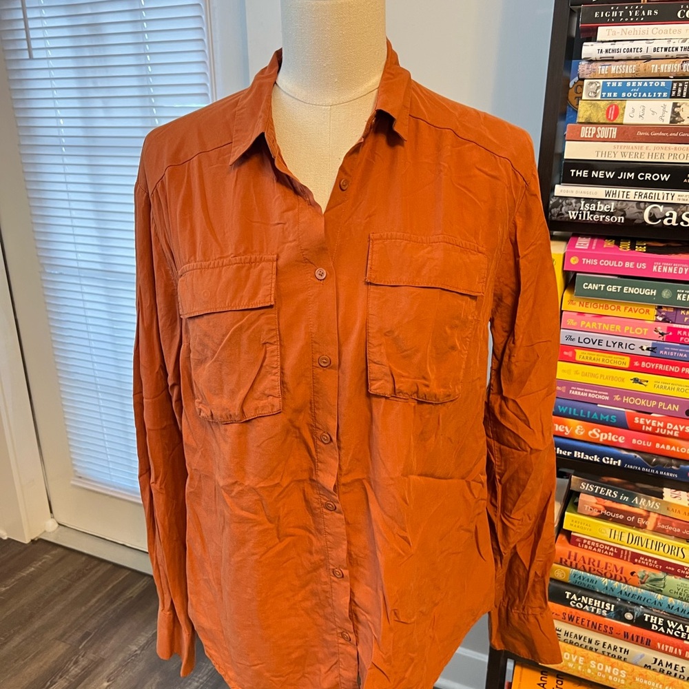 Women's Rust Orange Shirt (Target a new day)